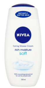 Nivea Shower Gel 250ml Caring Rich Moisture Soft