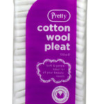 Cotton wool pleat