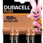 AAA Duracell Plus 4pk