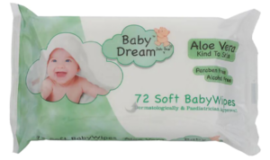 Baby dream wipes aloe Vera
