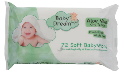 Baby dream wipes aloe Vera