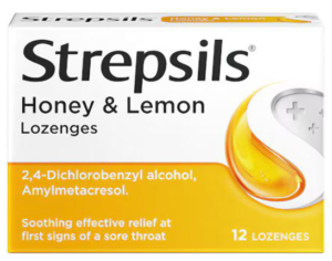 Strepsils honey & lemon 12s