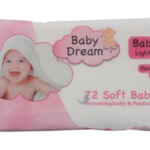 Baby dream wipes pink