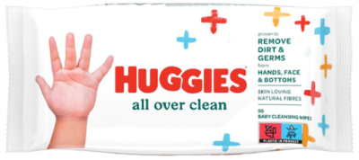 Huggies all over wipes 56