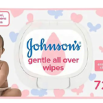 J&J gentle all over wipes 72s