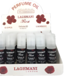 Laghmani women's rose perfume oil roll on 10ml