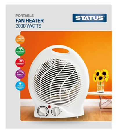 Fan heaters 2000w