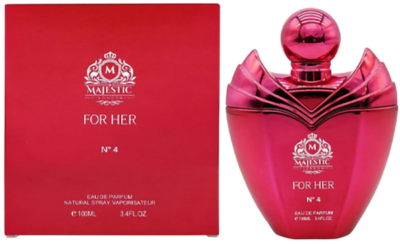 Majestic For Her No4 e100ml Inspired by YSL-Black Opium