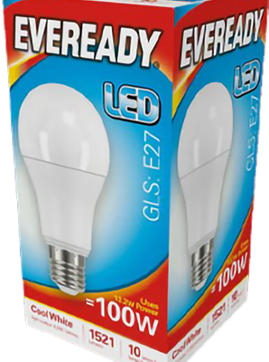 Eveready bulbs 100w warm white screw