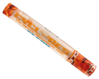 Cyclones clear peach pre roll cones