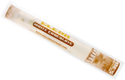 Cyclones clear white chocolate pre roll cones