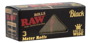 Raw 3m black rolls
