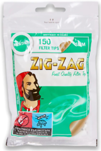 ZigZag slim menthol ölter tips 150s