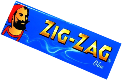 ZigZag blue papers