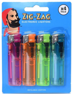 ZigZag electronic 4pk lighters