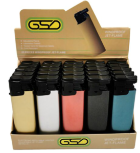 GSD lighters wind proof metallic