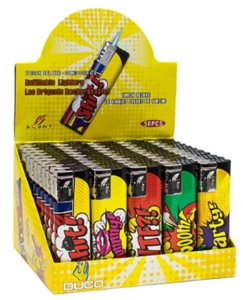 Lighters electronic comics 50pk