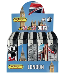 Lighters electronic London 50pk