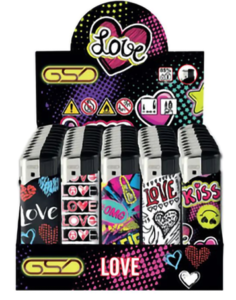Lighters electronic love 50pk