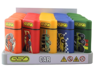 Jet øame lighters assorted designs cars