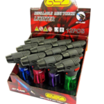 Angle neck windproof lighters