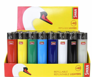 Swan lighters 40pk