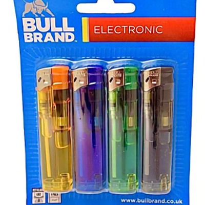 Bull brand 4Pk lighters