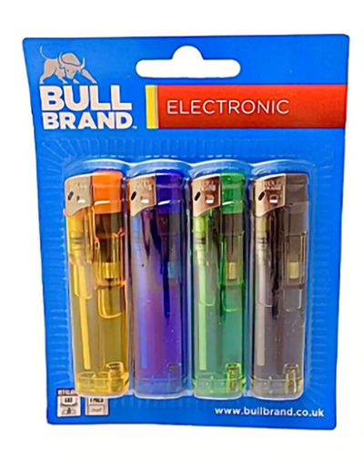 Bull brand 4Pk lighters