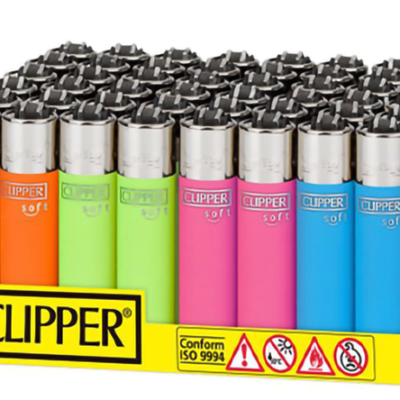 Clipper lighters øuorescent colours 40pk