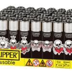 Clipper lighters skulls 40pk