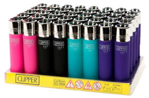 Clipper soft touch lighters 40pk