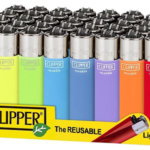 Clipper lighters electronic pastel 40pk
