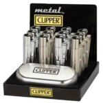 Clipper lighters metal gift chrome silver