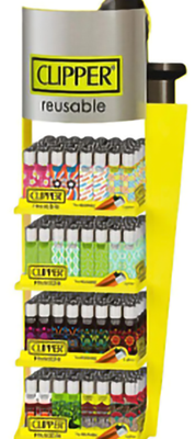 Clipper lighters 4 tierstand 160 + 40 free 200pk