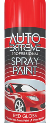Auto extreme spray paint red gloss
