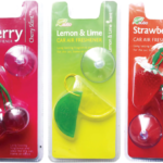 Fruit scented hanging car freshener