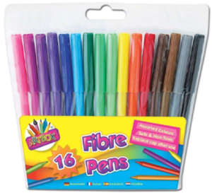 Fibre pens 16pk