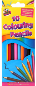 Coloured pencils 10pk