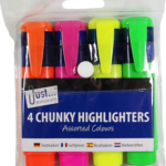 Highlighter markers 4pk