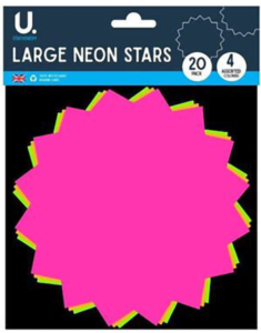 Large neon stars
