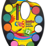 12 colour jumbo paint pallet