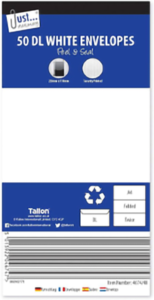 DL Self Seal Envelopes 50pk