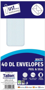 DL Self Seal Envelopes w/ Window 30pk
