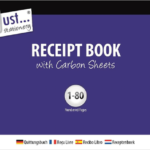 Half Size Receipt Books