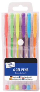 Neon Gel Pens 5pk