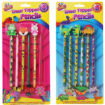 Funky Pencils w/ Erasers