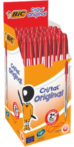 Bic pens red 50pk