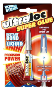 Ultra loc super glue liquid