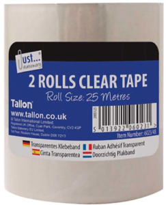 Clear tape 2pk