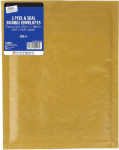 Bubble envelopes size H 2pk